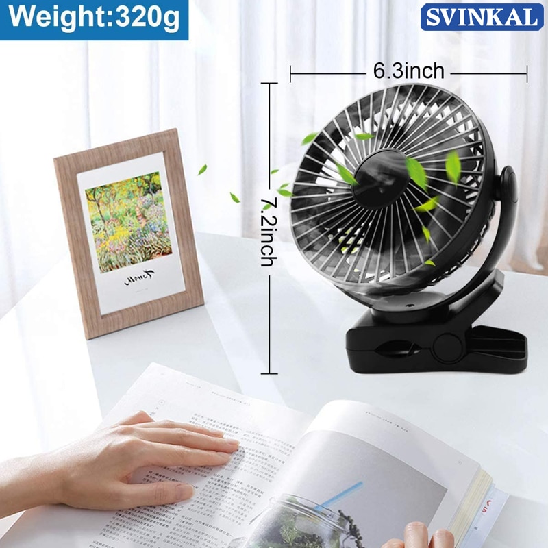 ATEnge Portable Air Conditioner Camping Fan,Air Cooler For Room,Ceiling Wireless Pedestal Ventilador,Fan Clip 5v for stroller,pc